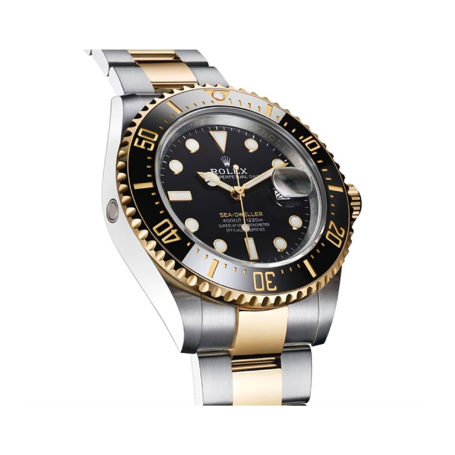 rolex seadweller two tone replica 2