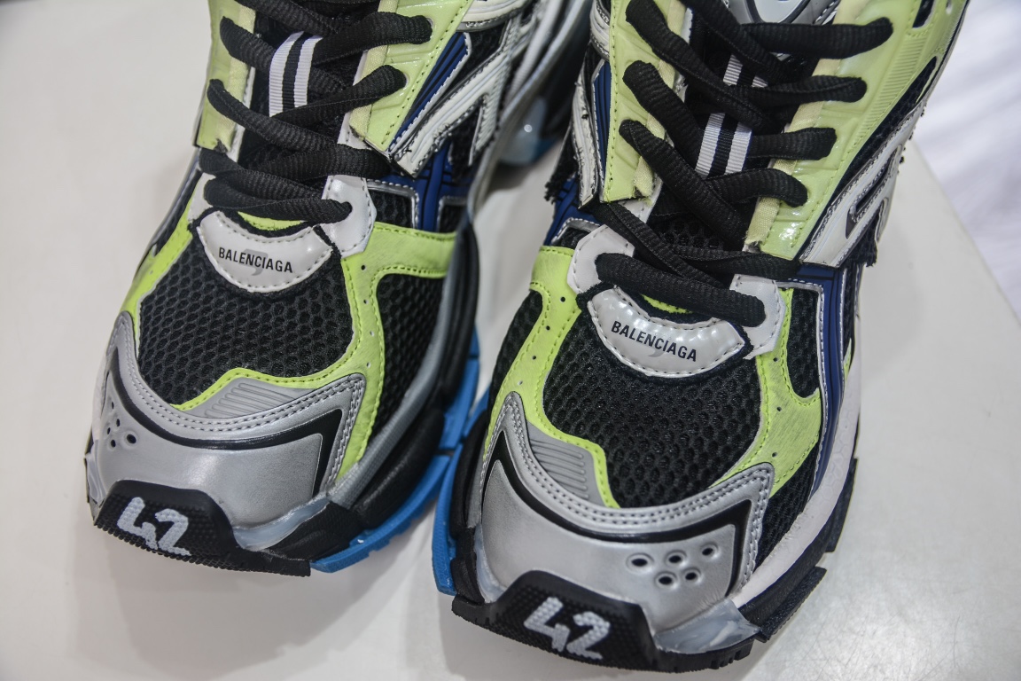 Balenciaga Runner Trainer in Black Blue、mysite、Cacoeks