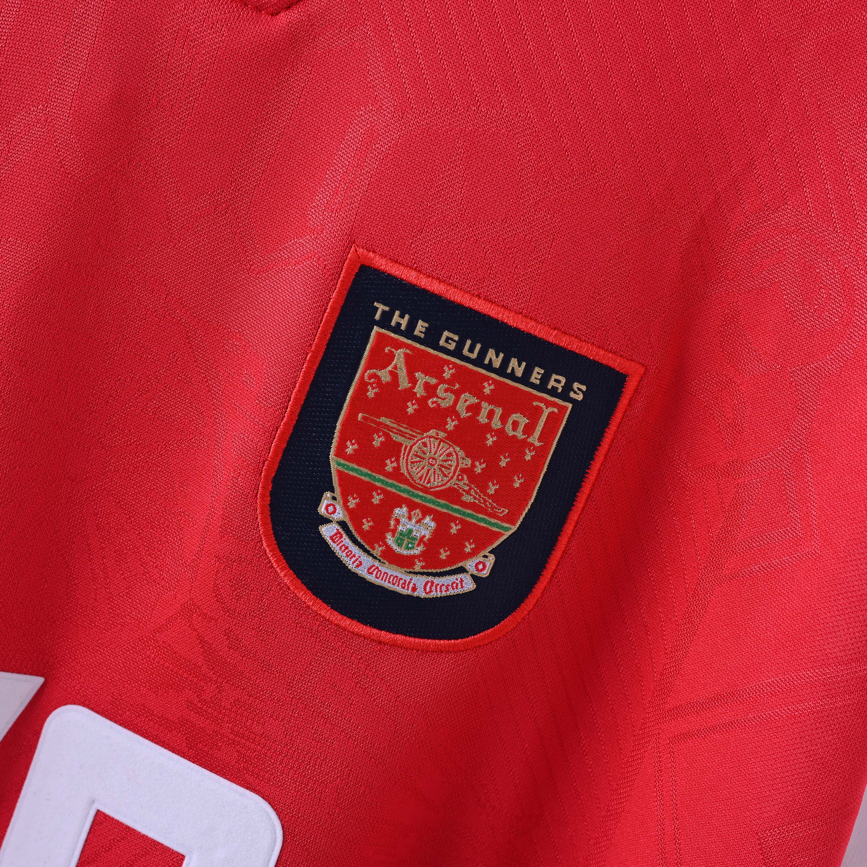 1996/1997 Retro Arsenal Home Football Shirt 1:1 Thai Quality:football jersey mysite: unitedjerseyfootball 邓江浪:football