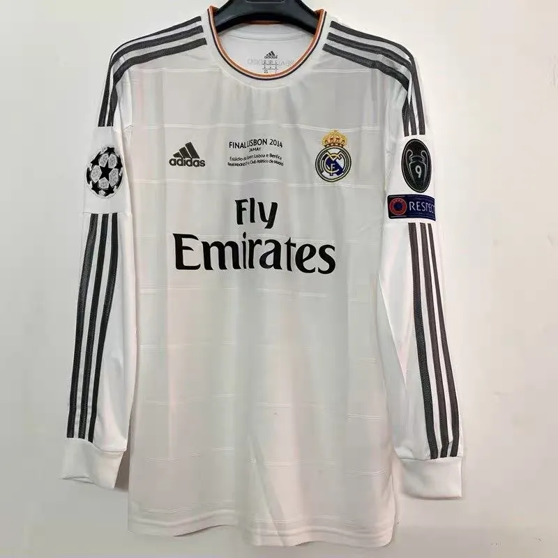 13-14 Real Madrid home long sleeves soccer jersey-Retro version: Ajax 24-25 Home Stadium Jersey - Fans Version mysite: Adidas luxuryfootballshirts.com: https://www.luxuryfootballshirts.com/