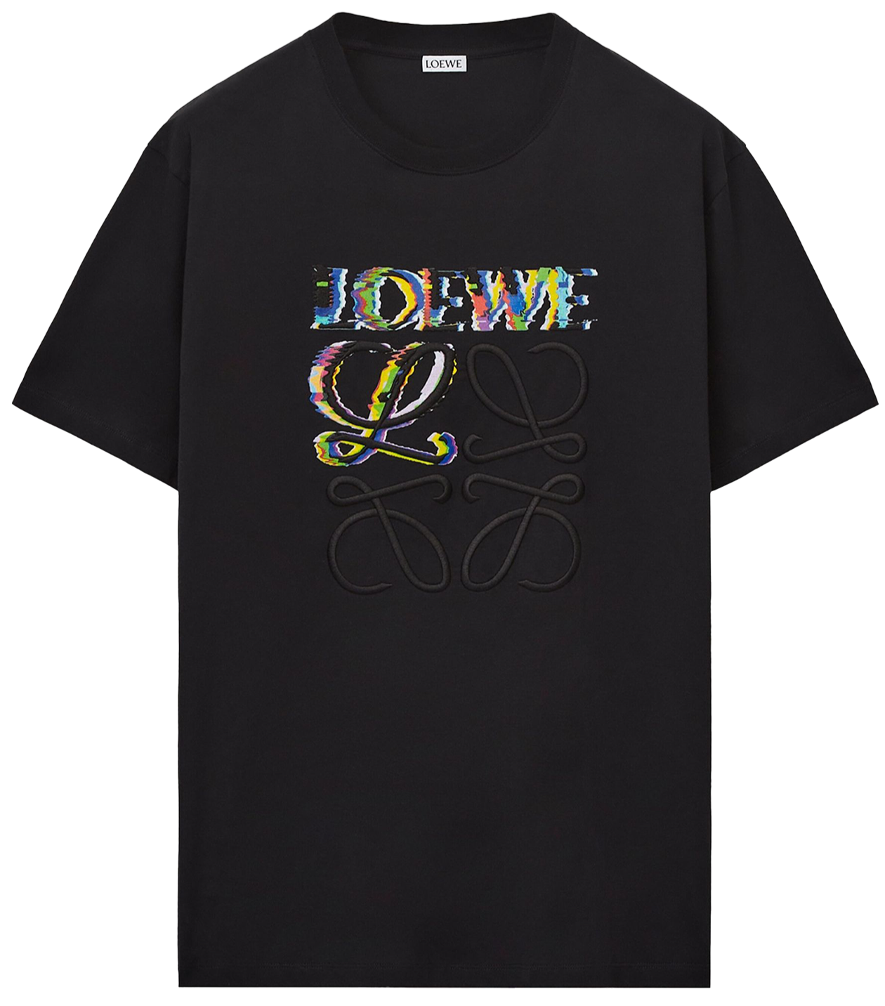 Loewe Glitch Anagram T-Shirt Black、mysite、Cacoeks