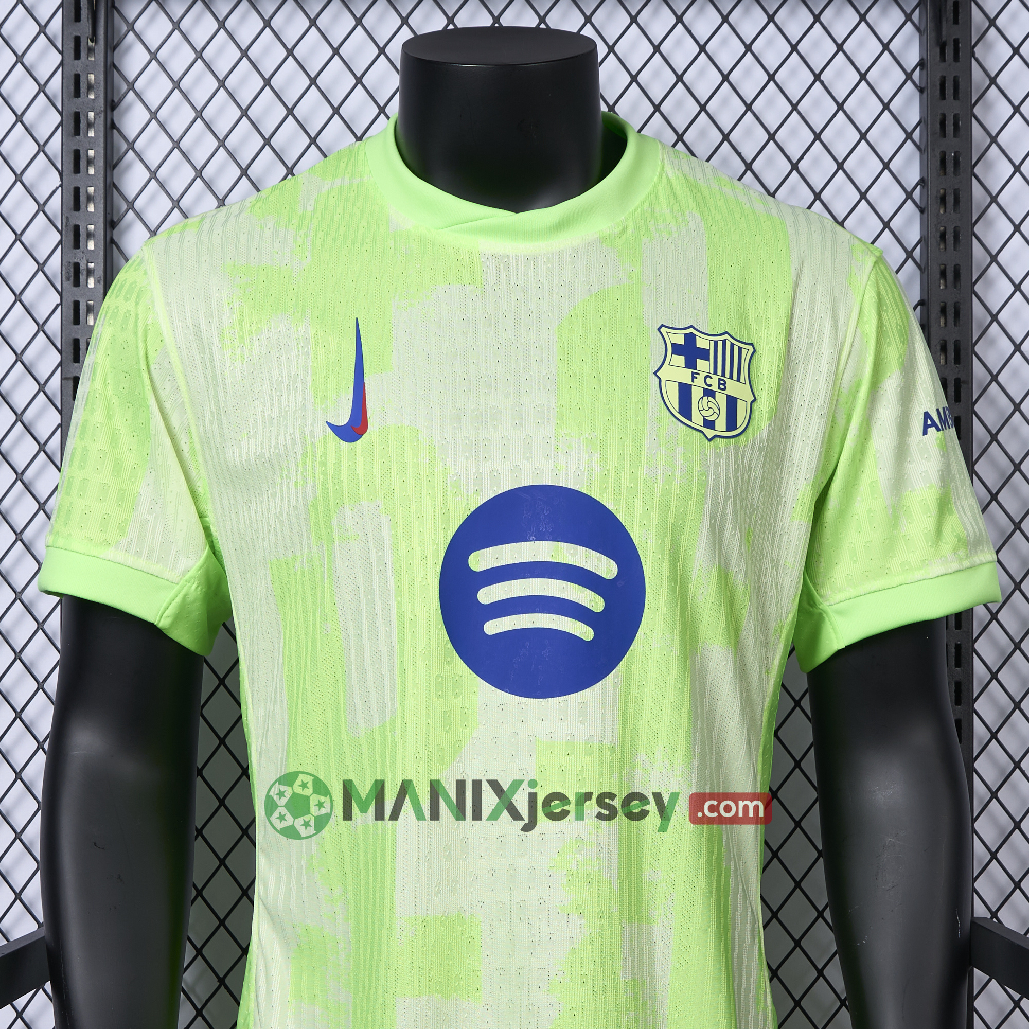 ManixJersey.com | Barcelona 24-25 Third Jersey with Big Logo - Player Version -Customize Name, Number and Patch | Worldwide Shipping