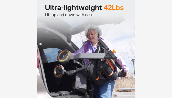 Ultra-lightweight portable product at 42Lbs, easy to lift and transport.