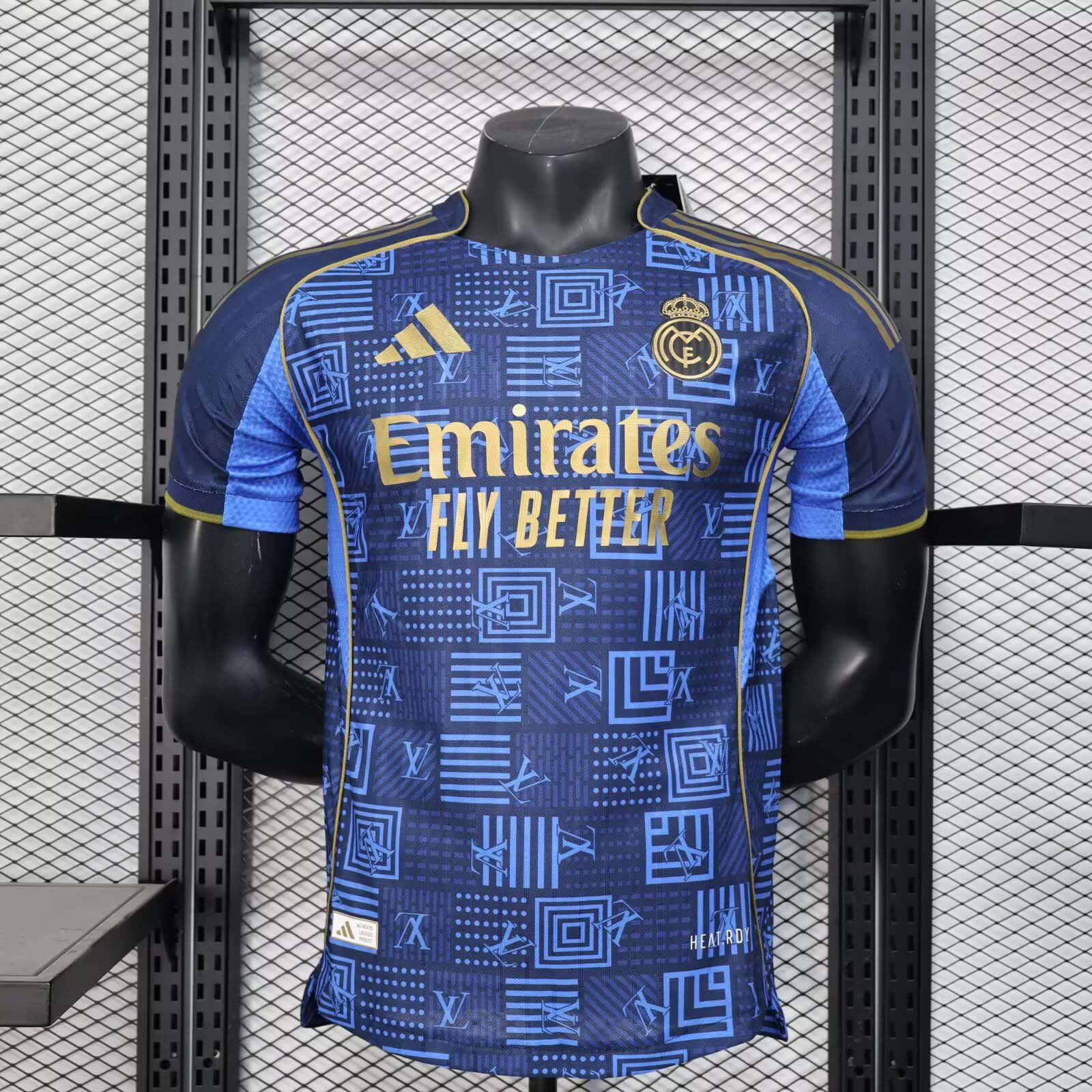 2025/2026 Player Version Real Madrid Special Edition Dark blue Football Shirt 1:1 Thai Quality:football jersey mysite: unitedjerseyfootball 邓江浪:football