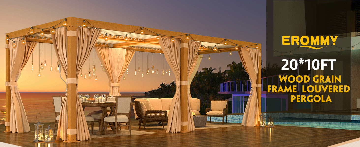 10x20 pergola