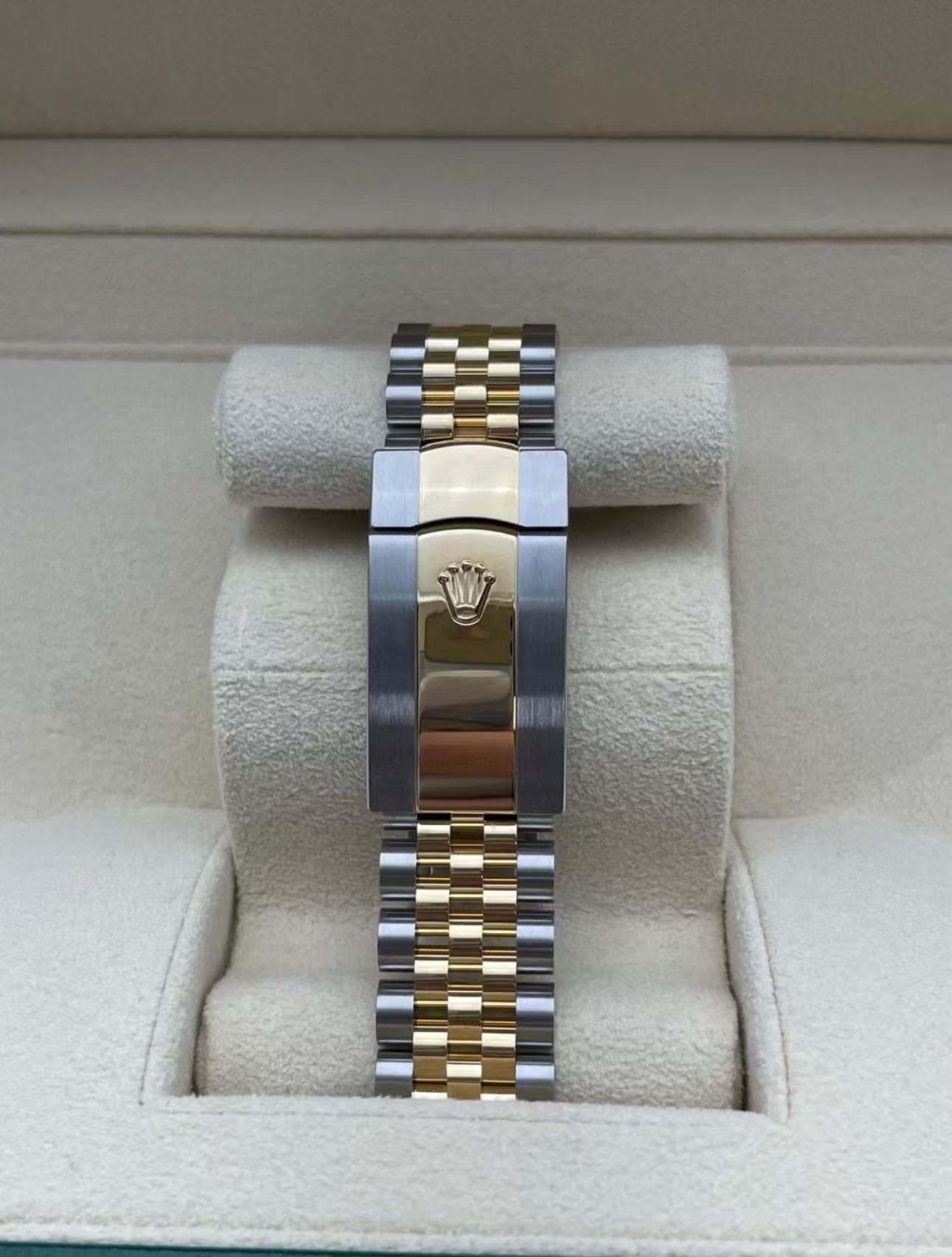 Rolex Datejust 41mm Super Clone Swiss Watch Two Tone Jubilee Bracelet Champagne Dial Ref M126333-0012-3235 Swiss Movement