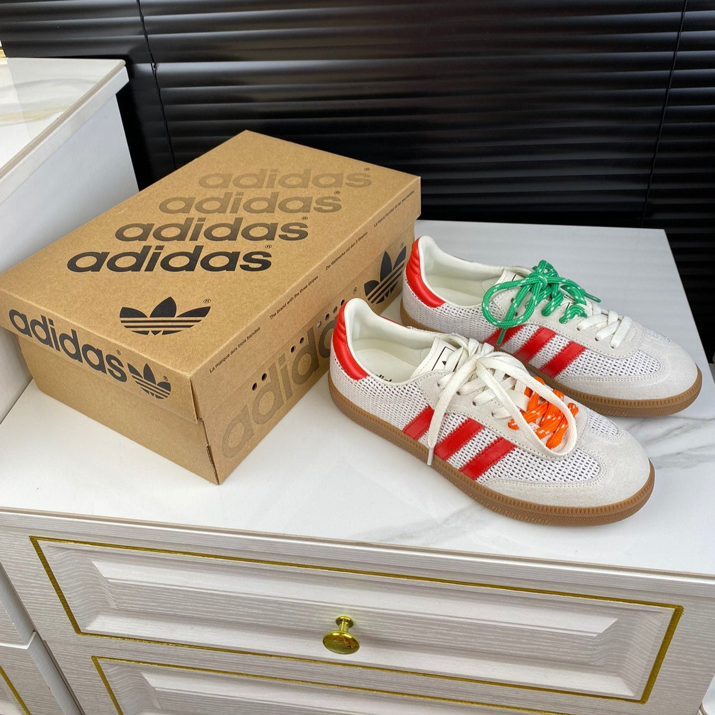 Light Gray Sneakers Adidas Samba Sneakers Cowhide、mysite、Cacoeks