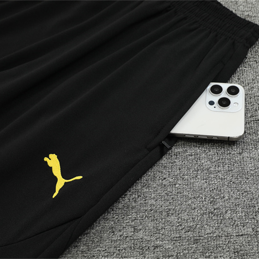 Higojerseys-Dortmund 24-25 Long Sleeve Training Set - Black