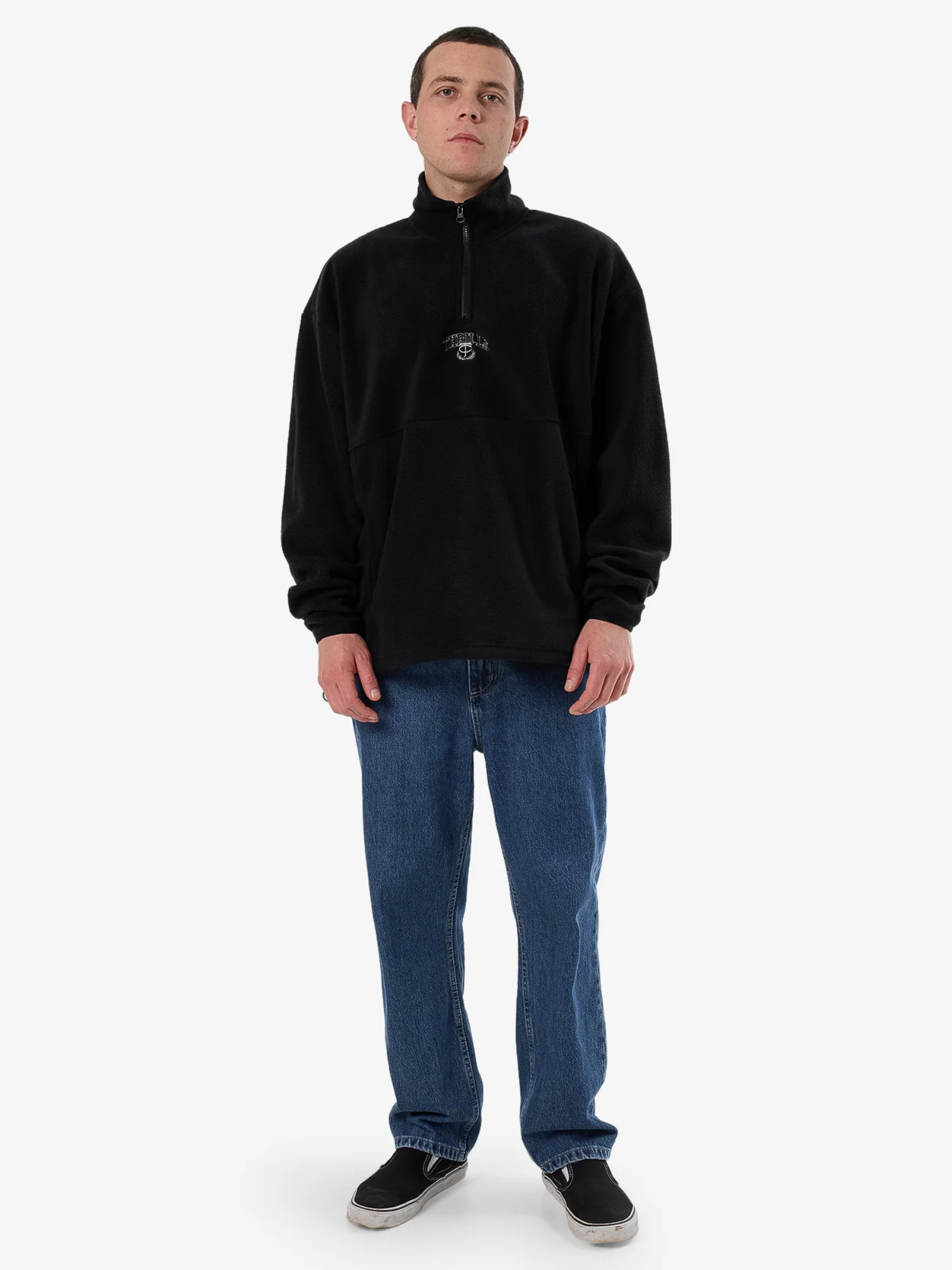 Legacy Wreath Quarter Zip Polar Fleece