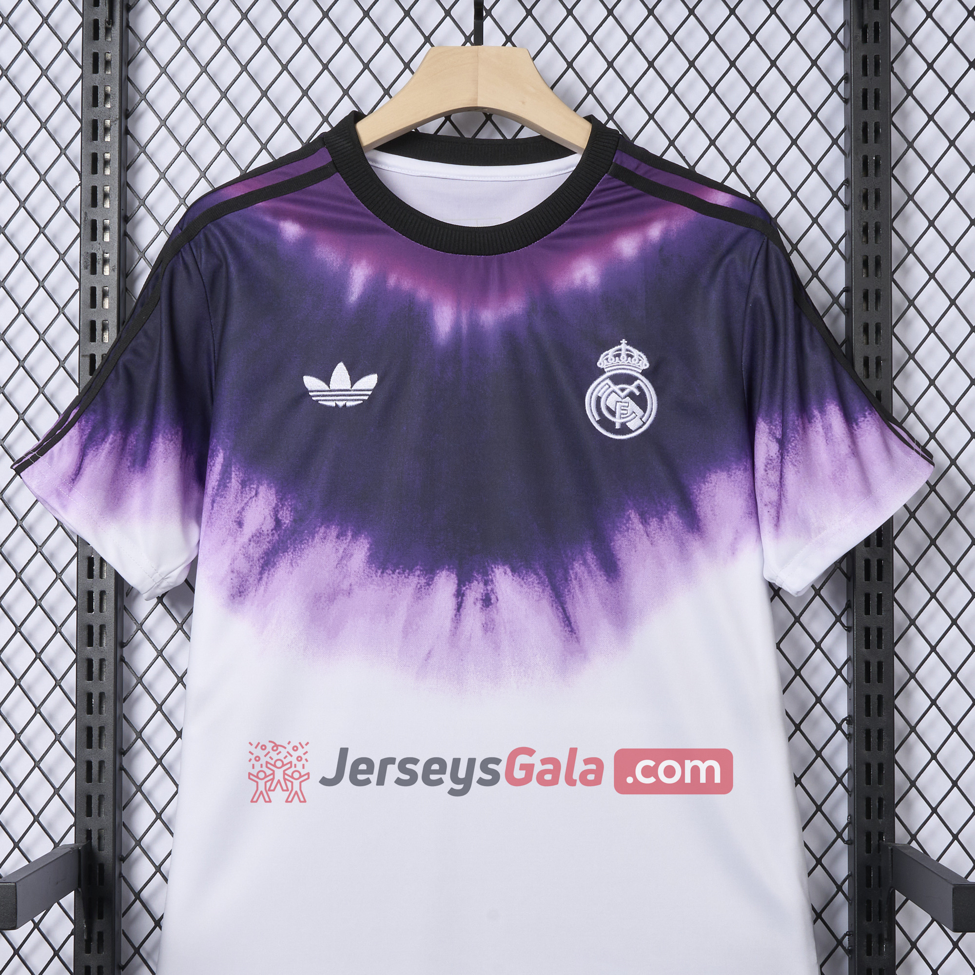 JerseysGala.com | Real Madrid 24-25 White & Purple Spring Festival Special Edition Jersey - Fans Version -Customize Name, Number and Patch | Worldwide Shipping