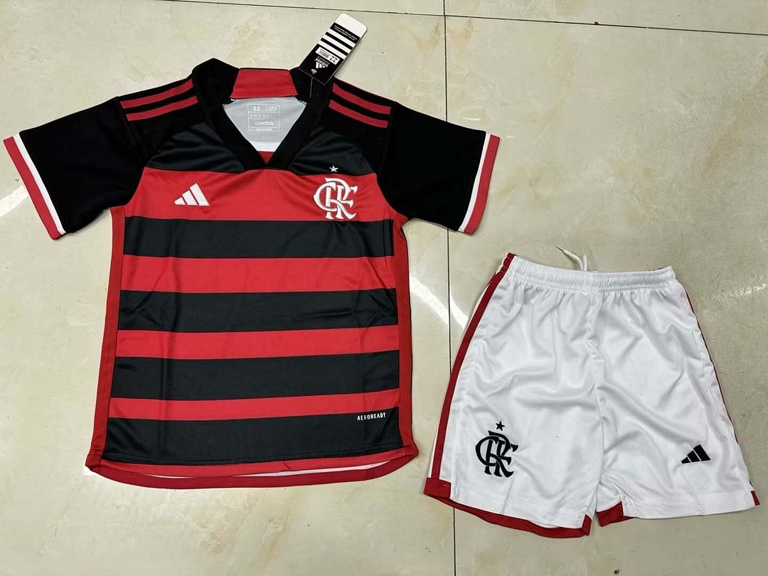 24/25 Flamengo Home Jersey Kids Size Suit-mysite Custom Football Kit- Nextkits