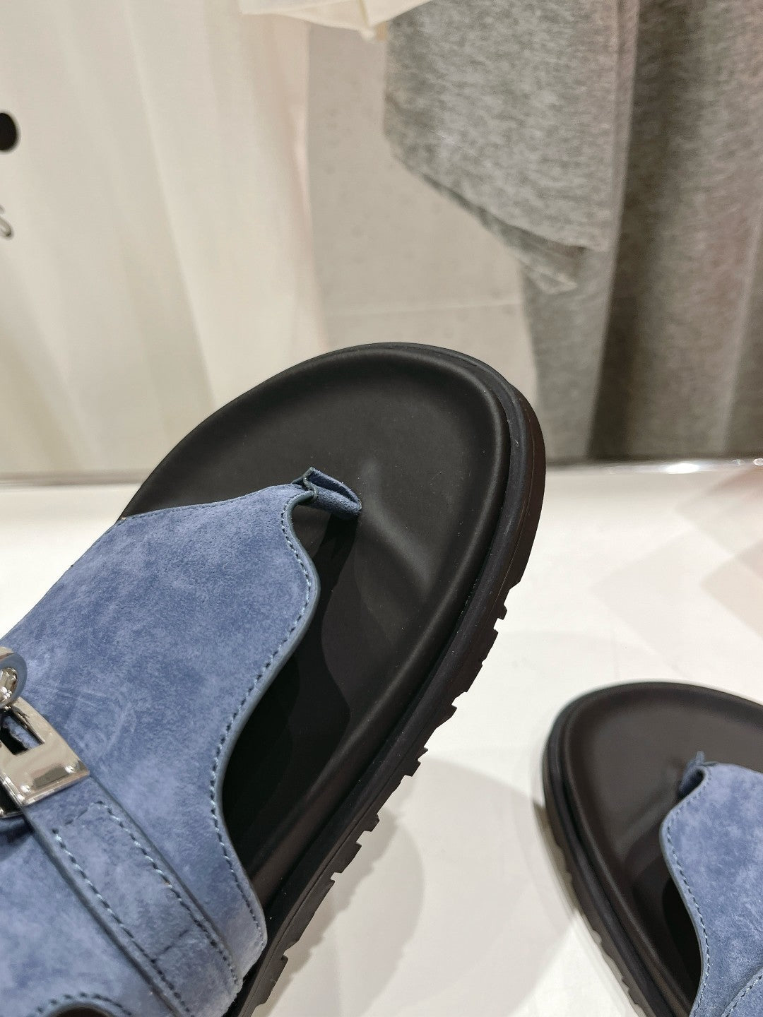 EMPIRE SANDAL BLACK MIX STONE SUEDE、mysite、Cacoeks