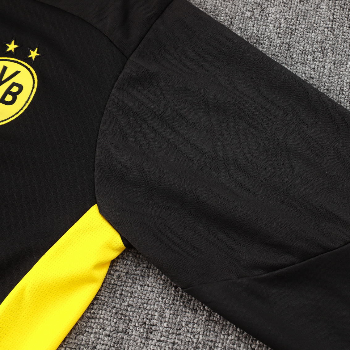 JerseysGala.com | Dortmund 24-25 Long Sleeve Training Set - Player Version - Black -Customize Name, Number and Patch | Worldwide Shipping
