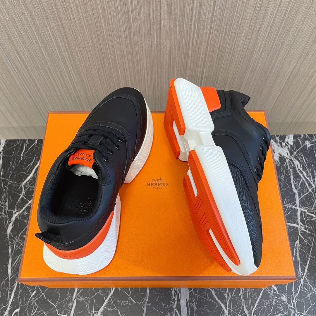 GIGA SNEAKER GLOSSY BLACK CALFSKIN、mysite、Cacoeks