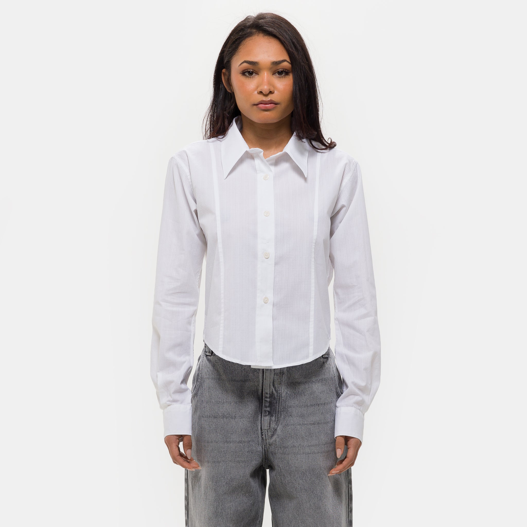 Readers Shirt in Sheer Check