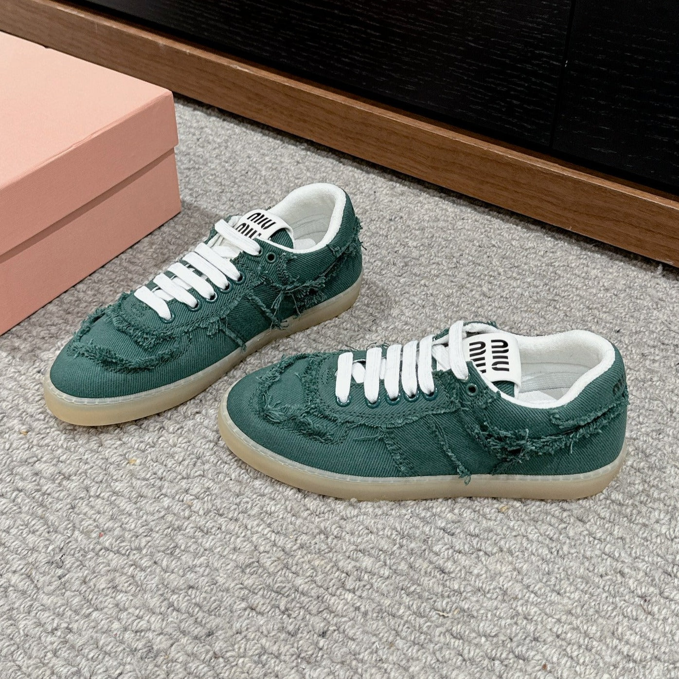 Dexun Sneaker Dark Green Canvas、mysite、Cacoeks