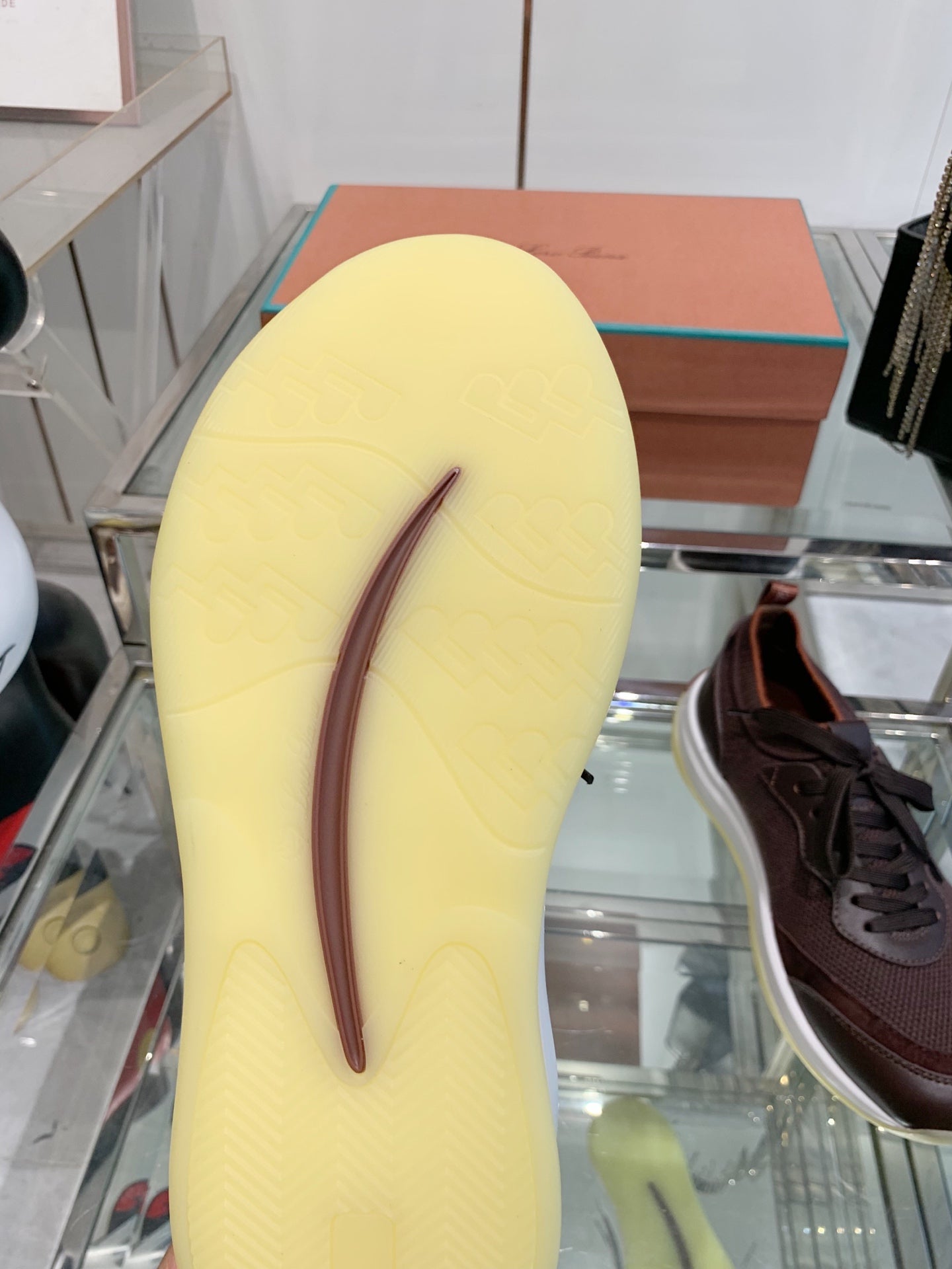 SNEAKER IN MAHOGANY RED CANVAS MIX SUEDE WITH LAMBSKIN、mysite、Cacoeks