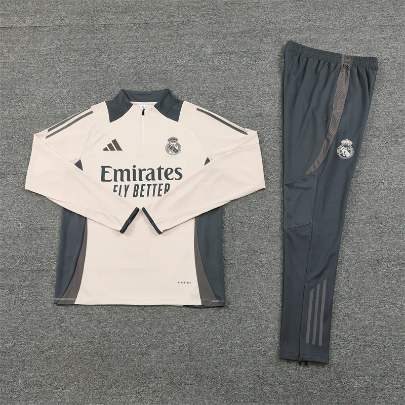 24-25 Real Madrid adult long-sleeved half-pull training suit kit: Ajax 24-25 Home Stadium Jersey - Fans Version mysite: Adidas luxuryfootballshirts.com: https://www.luxuryfootballshirts.com/