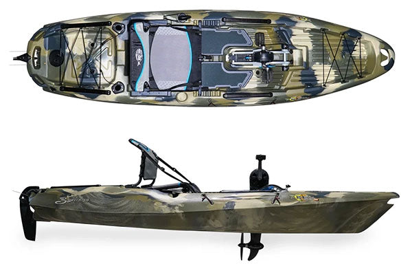 3 Water Big Fish 105 Pedal Drive Fishing Kayak
