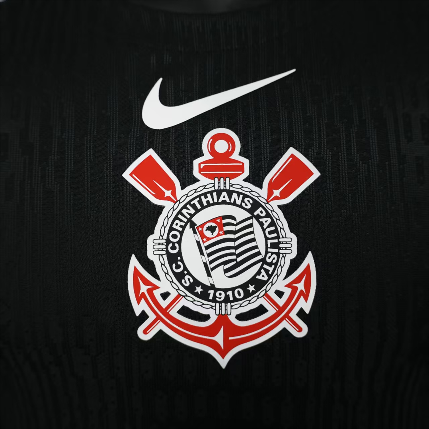 UltraTrikot-Corinthians 25-26 Black Away Jersey - Player Version