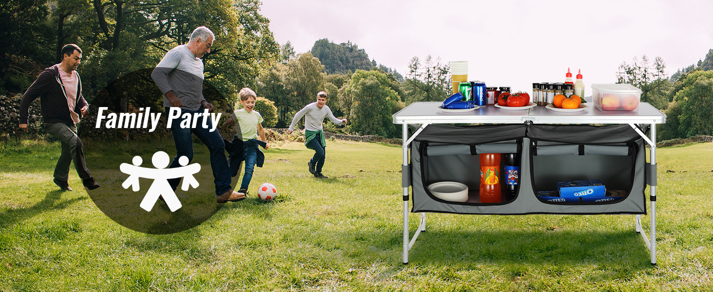 outdoor cooking station