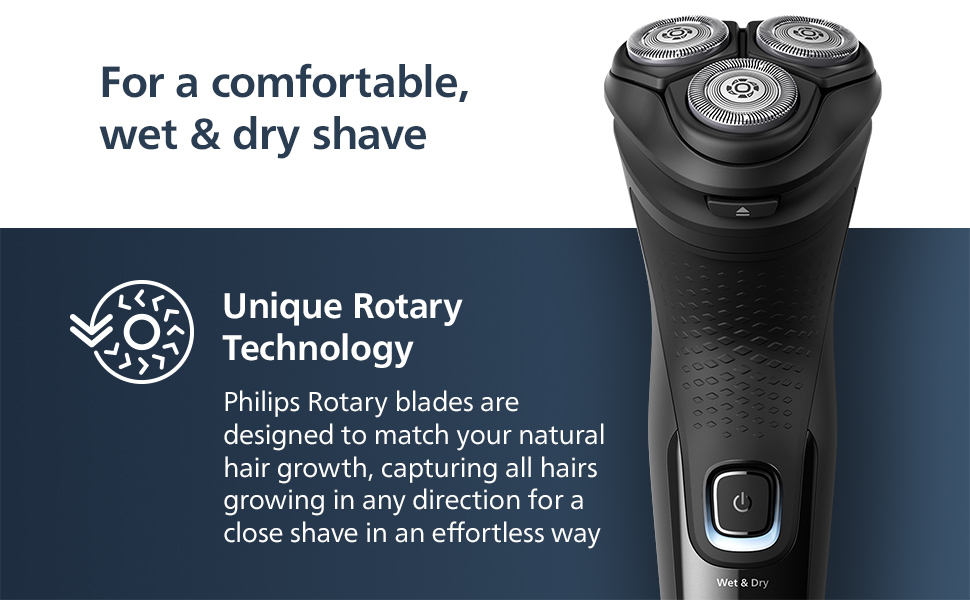 Philips Norelco Shaver 2400, Cordless Electric Shaver with Pop-Up Trimmer, X3001/90