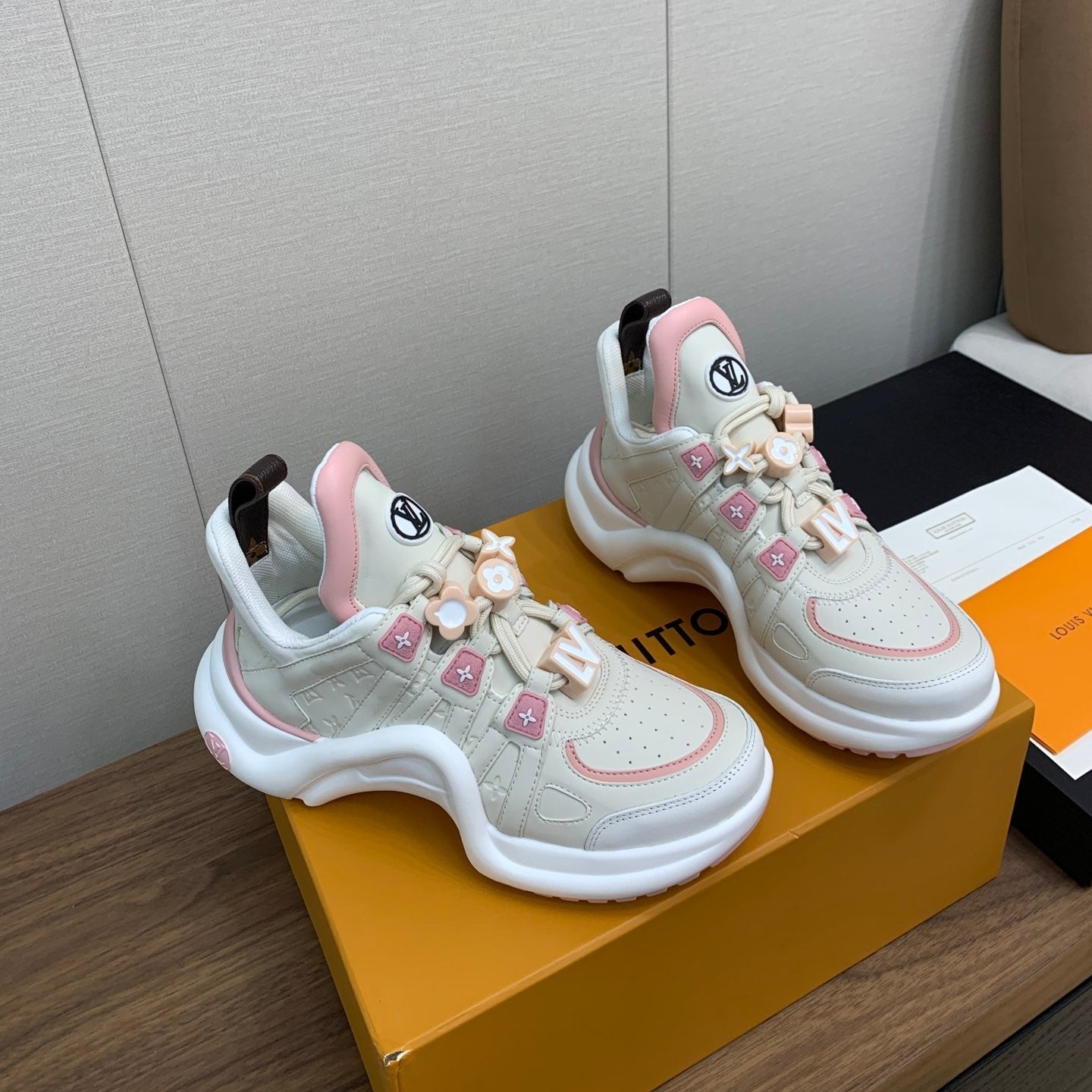 LV ARCHLIGHT SNEAKER BEIGE MIX LIGHT PINK、mysite、Cacoeks
