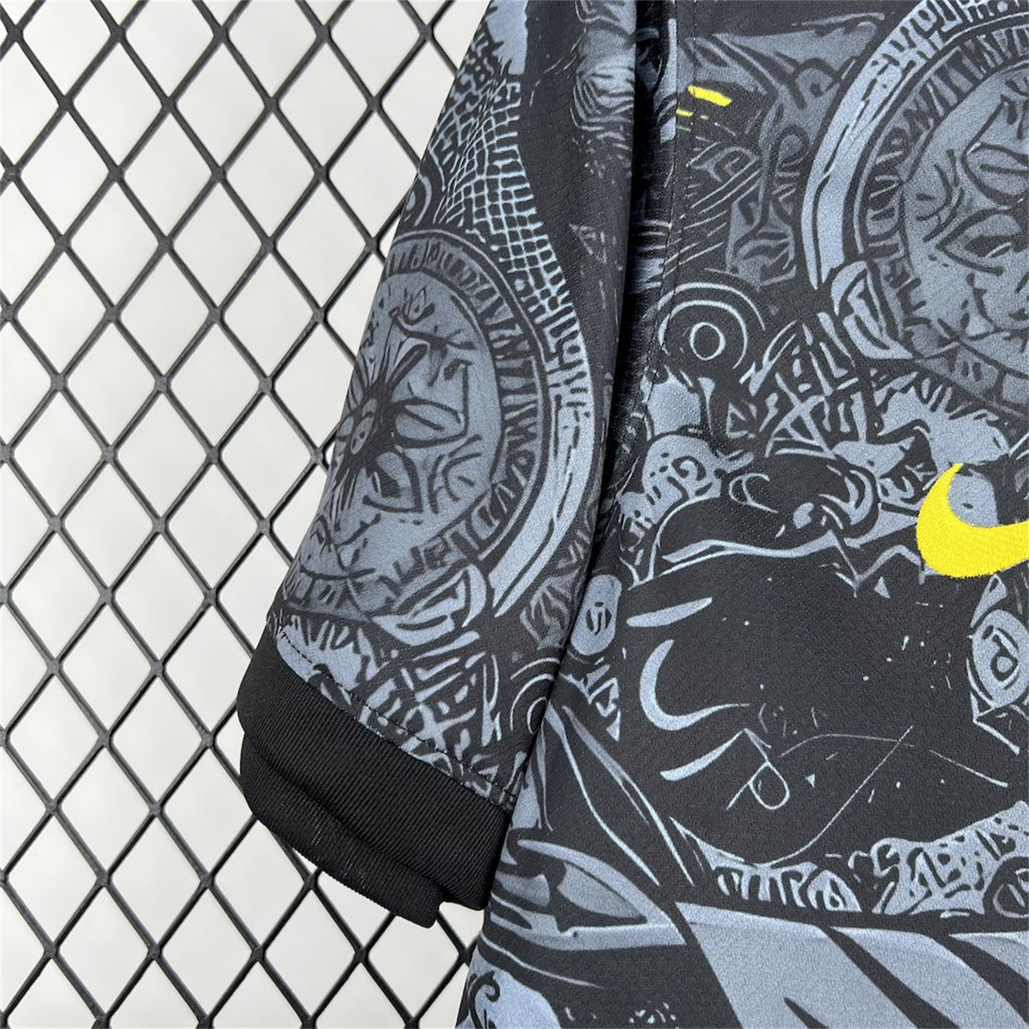 UltraTrikot-Brazil 2024-25 X STUSSY Black Christ the Redeemer Statue Jersey - Fans Version