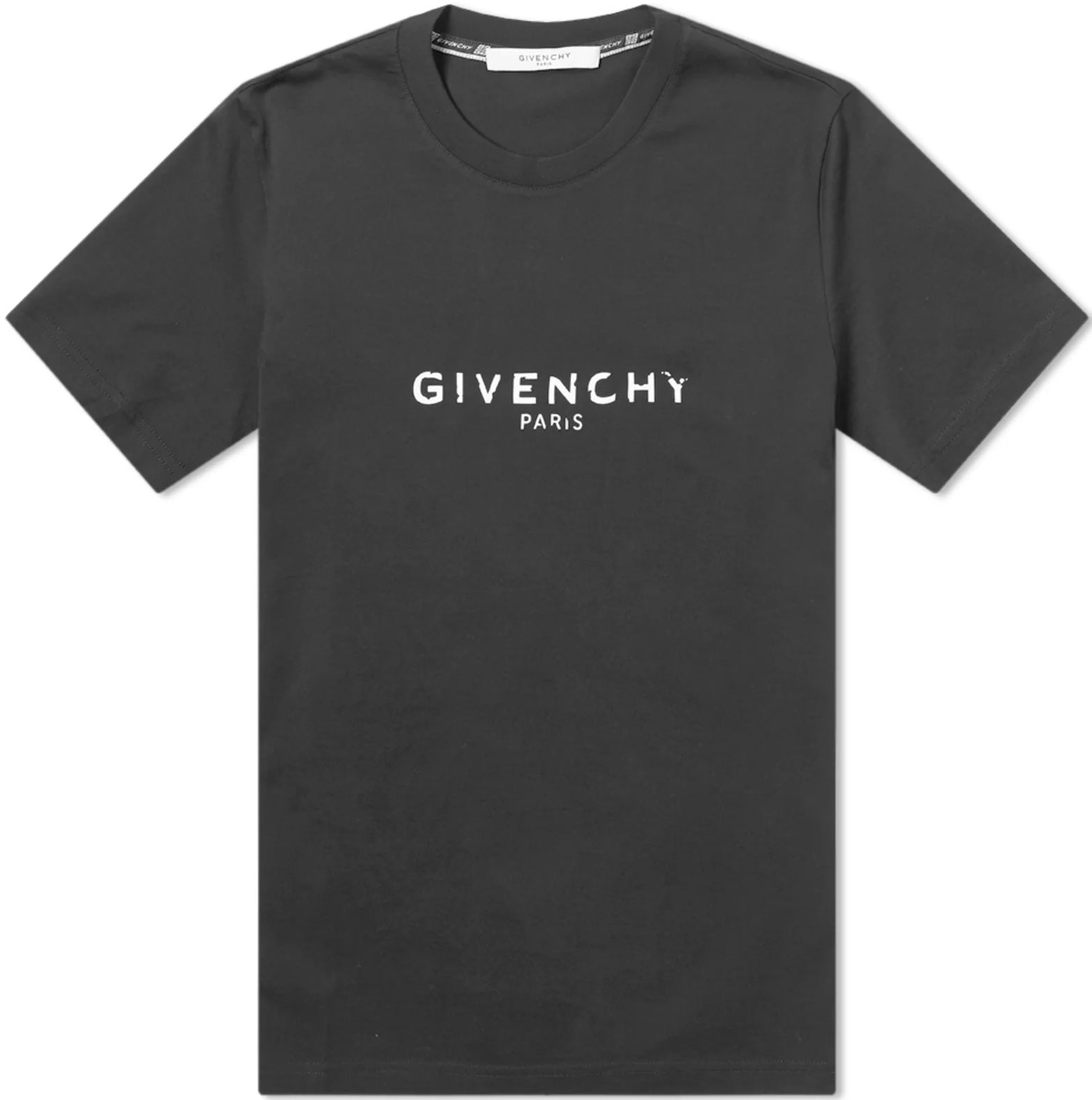 Givenchy Paris T-Shirt Black Slim Fit、mysite、Cacoeks