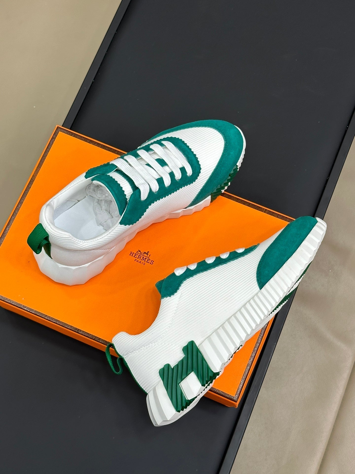 BOUNCING SNEAKERS TEAL MIX WHITE CALFSKIN、mysite、Cacoeks