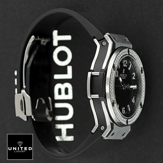 Hublot Diamond Bezel Replica hublot big bang steel black dial diamond bezel 361 SX 1270 RX 1104 replica right Hublot Big Bang 361_SX_1270_RX_1104 Steel Black Dial Diamond Bezel Replica