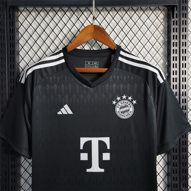 Bayern Munich 23-24 Black Goalkeeper Jersey - Fans Version:football jersey mysite: unitedjerseyfootball 邓江浪:football