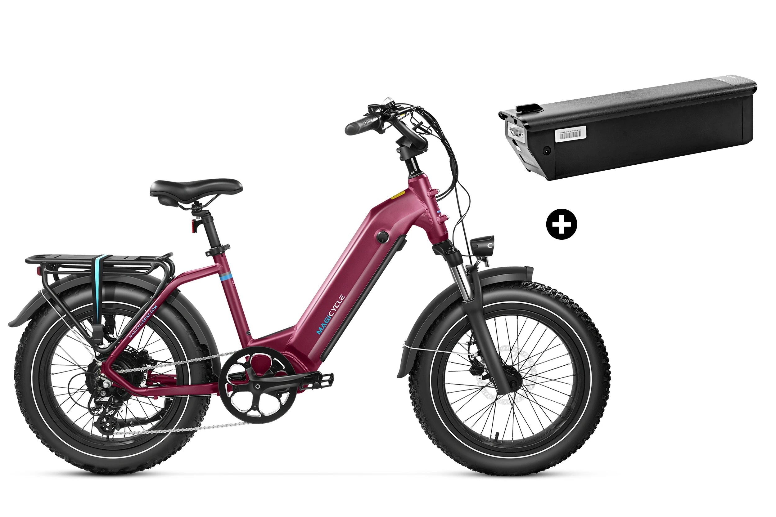 Magicycle Ocelot Pro Long Range Step-Thru Fat Tire Electric Bike、mySite、bearsvspackers
