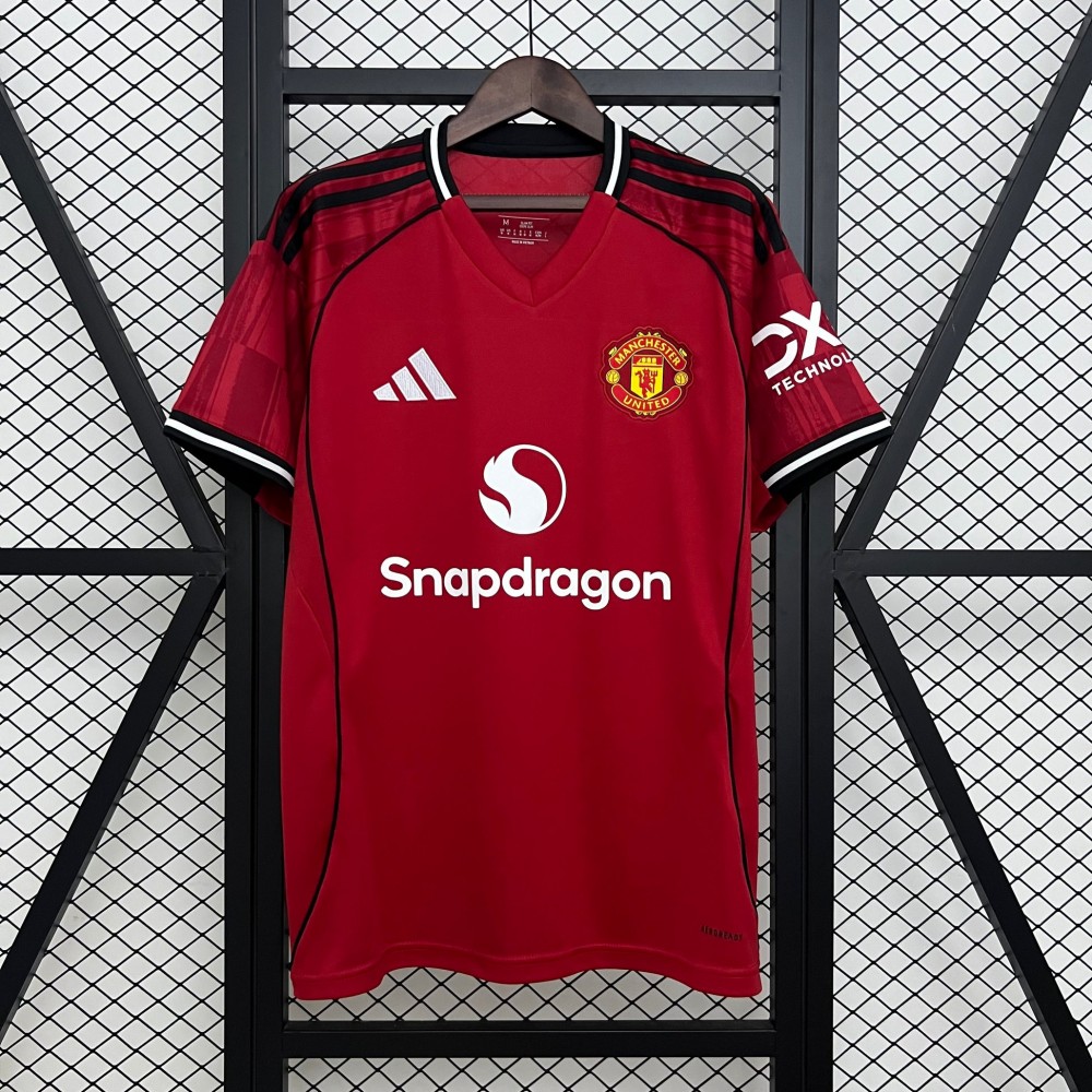 25/26 Manchester United Home Football Shirt-mysite Custom Football Kit- Nextkits