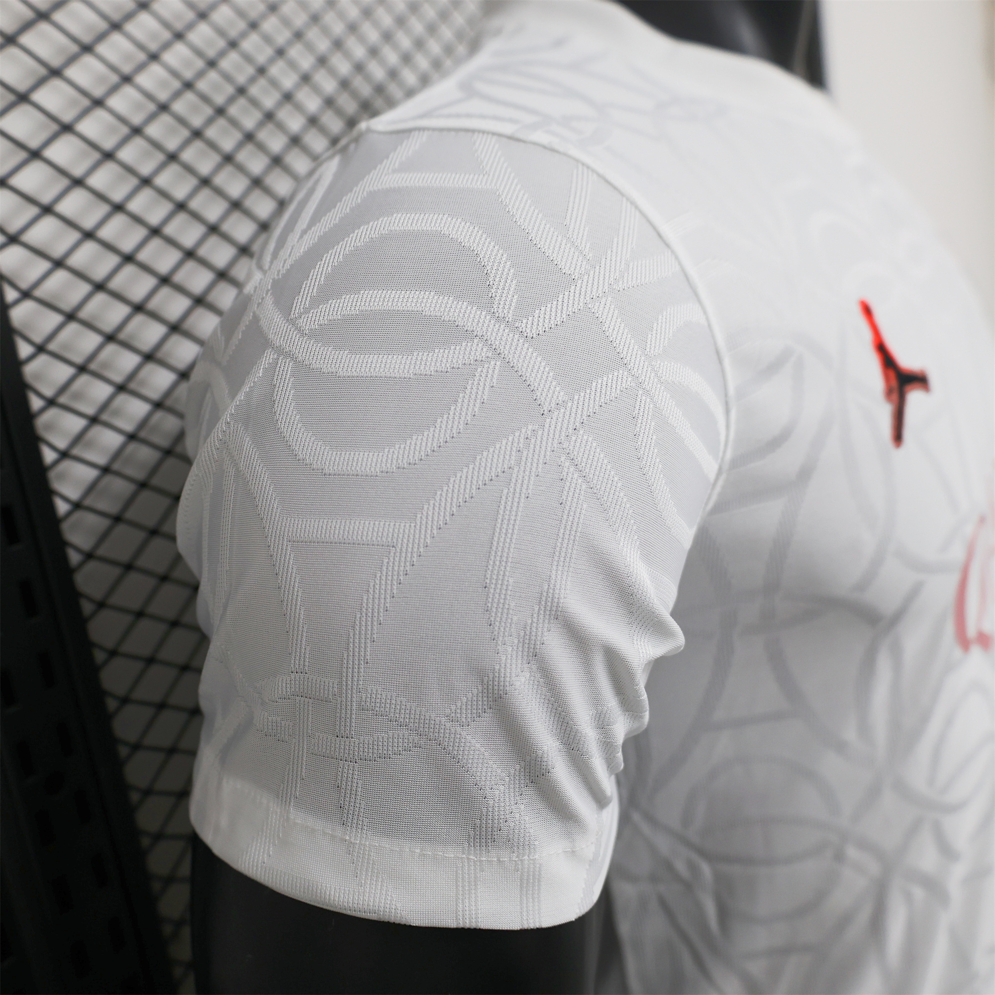 Higojerseys-Paris Saint-Germain PSG X JD 24-25 Third Pre-Match White Jersey - Player Version