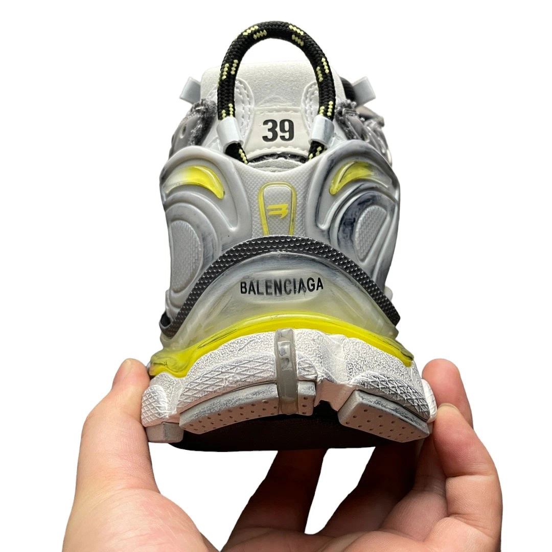 Balenciaga Runner Sneaker in Grey Yellow White、mysite、Cacoeks
