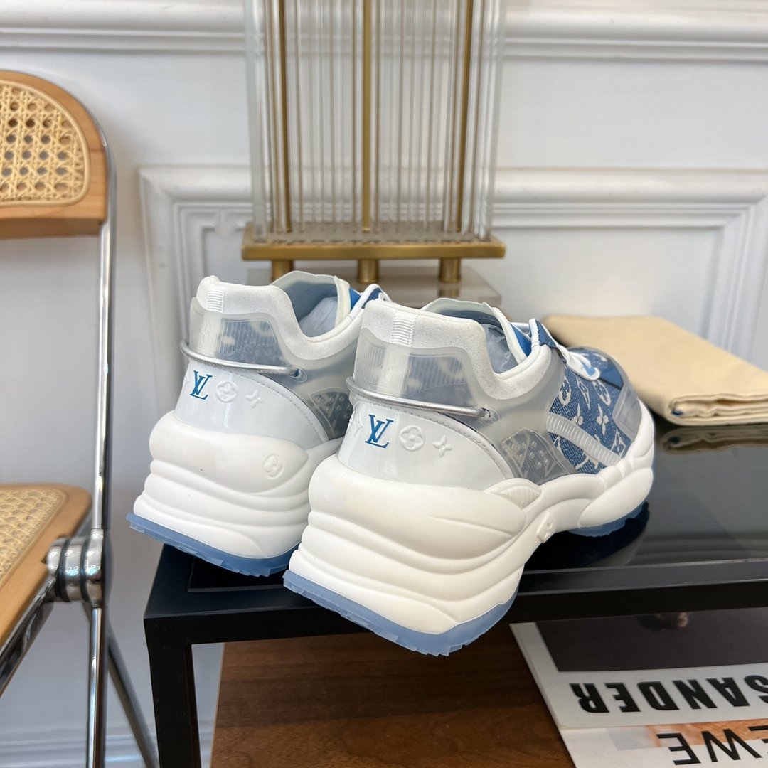LV RUN 55 SNEAKER LIGHT BLUE、mysite、Cacoeks