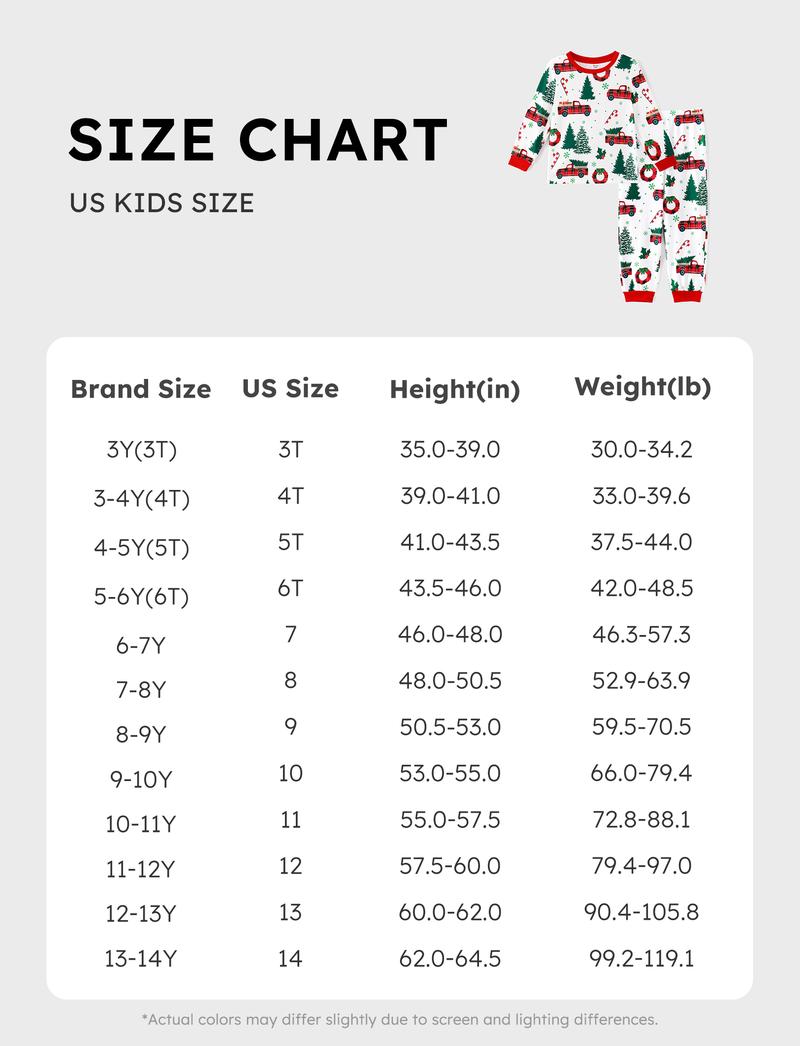 PatPat Christmas Pajamas Soft & Stretchy Family Matching  Long Sleeve Sets Christmas Cars Patterned Sleepwear for Women Men Couples Adult Kids,Cute Pajama,Cozy Pajamas ,Flame Resistant,autumntok,wintertok,BFCM Early Bird