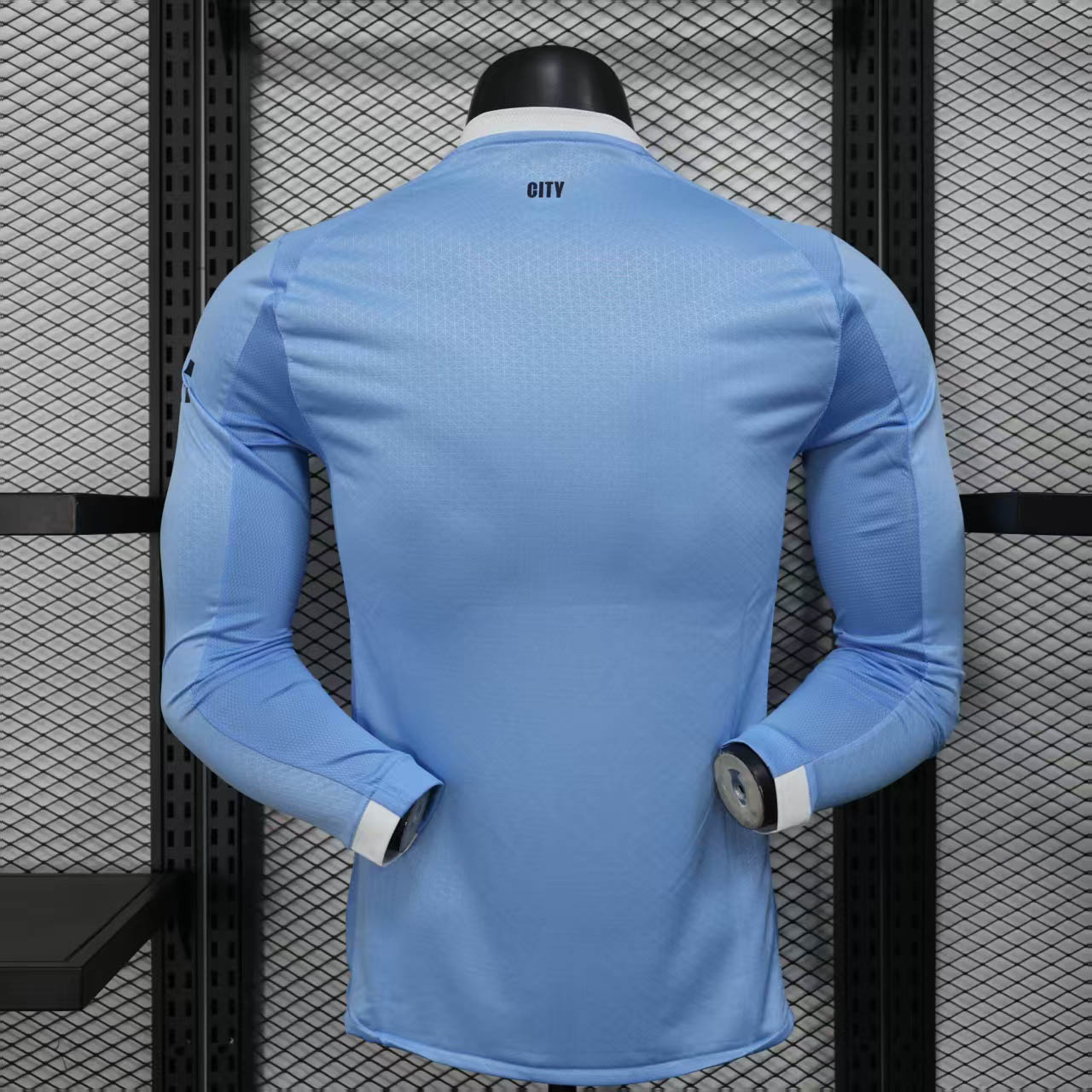 2025/2026 Player Version Long Sleeve Manchester City Home Football Shirt 1:1 Thai Quality:football jersey mysite: unitedjerseyfootball 邓江浪:football