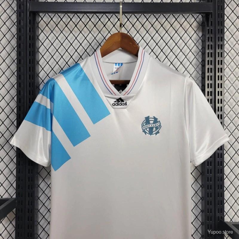 Higojerseys-Retro Marseille 1992-93 European Home Jersey