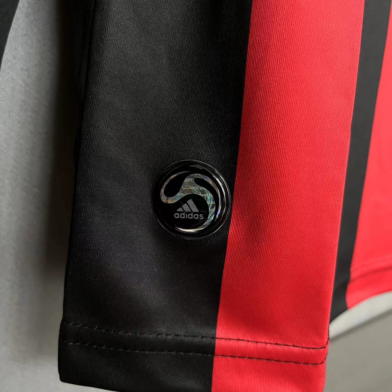 Higojerseys-Retro AC Milan 2008-09 Home Long Sleeve Jersey