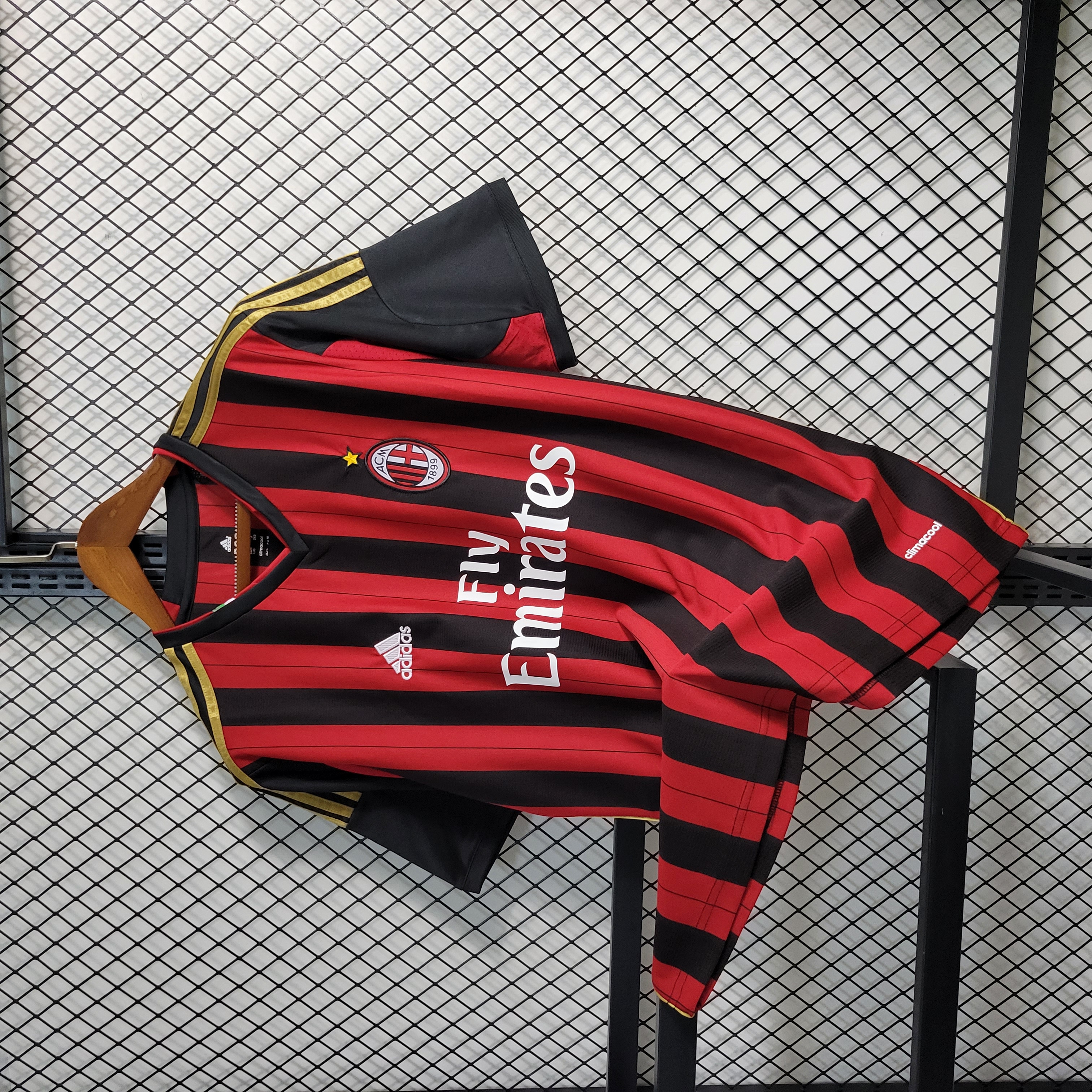 unitedfutballjersey-Retro AC Milan 13-14 Home Stadium Jersey