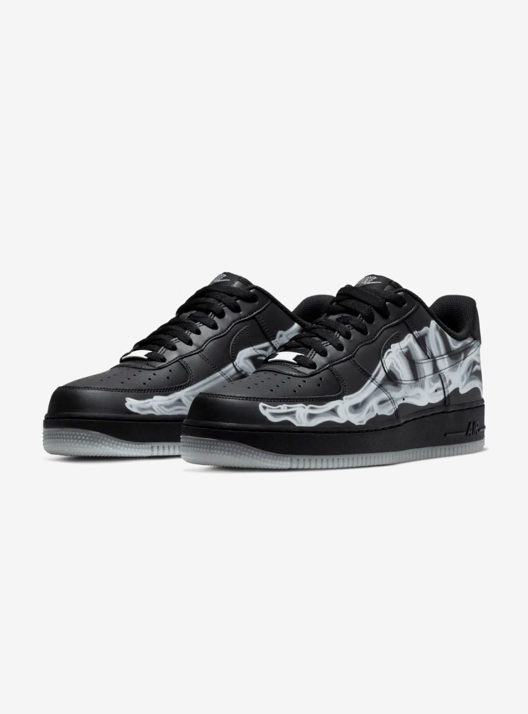 Nike Air Force 1 Low Black Skeleton Halloween (2019)、NIKE、Cacoeks