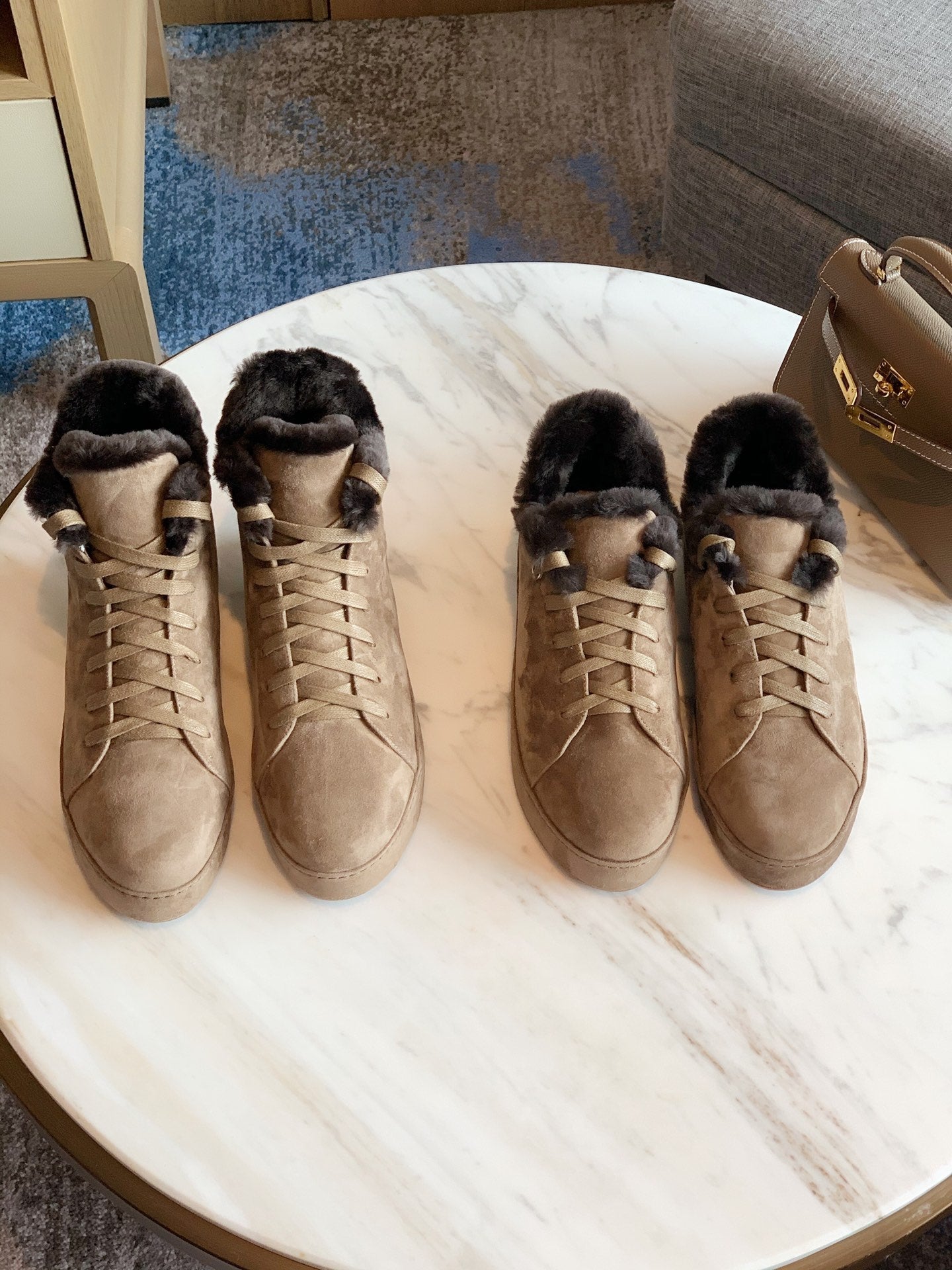 LP WINTER NUAGES SNEAKERS CEDAR LAMBSKIN、mysite、Cacoeks