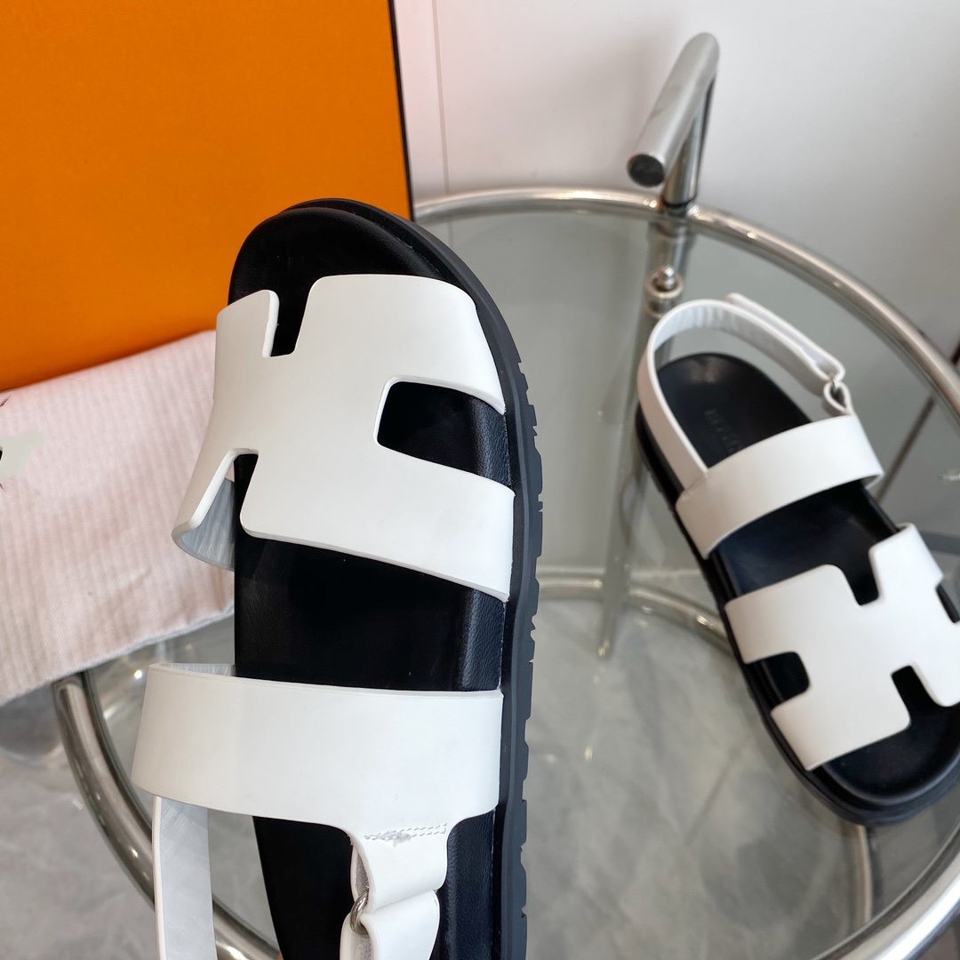 Genius Sandal White Leather、mysite、Cacoeks