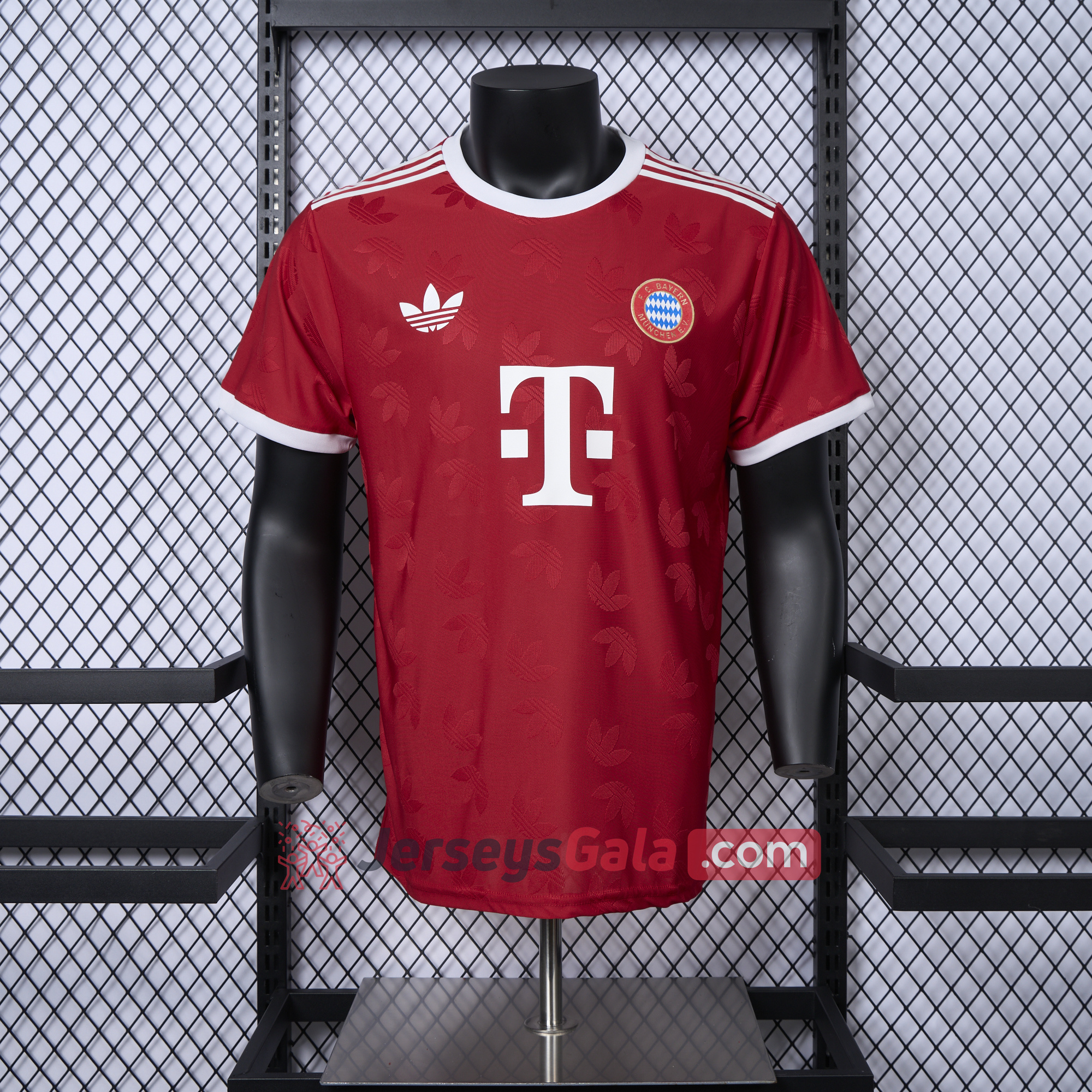 JerseysGala.com | Bayern Munich 24-25 Red Training Jersey - Player Version -Customize Name, Number and Patch | Worldwide Shipping
