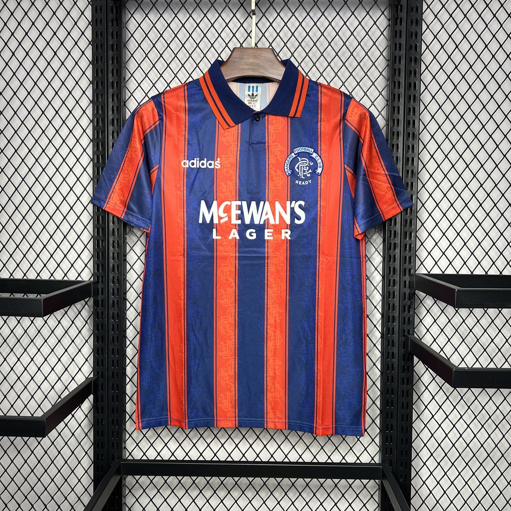 Higojerseys-Retro Glasgow Rangers 1993-94 Away Stadium Jersey