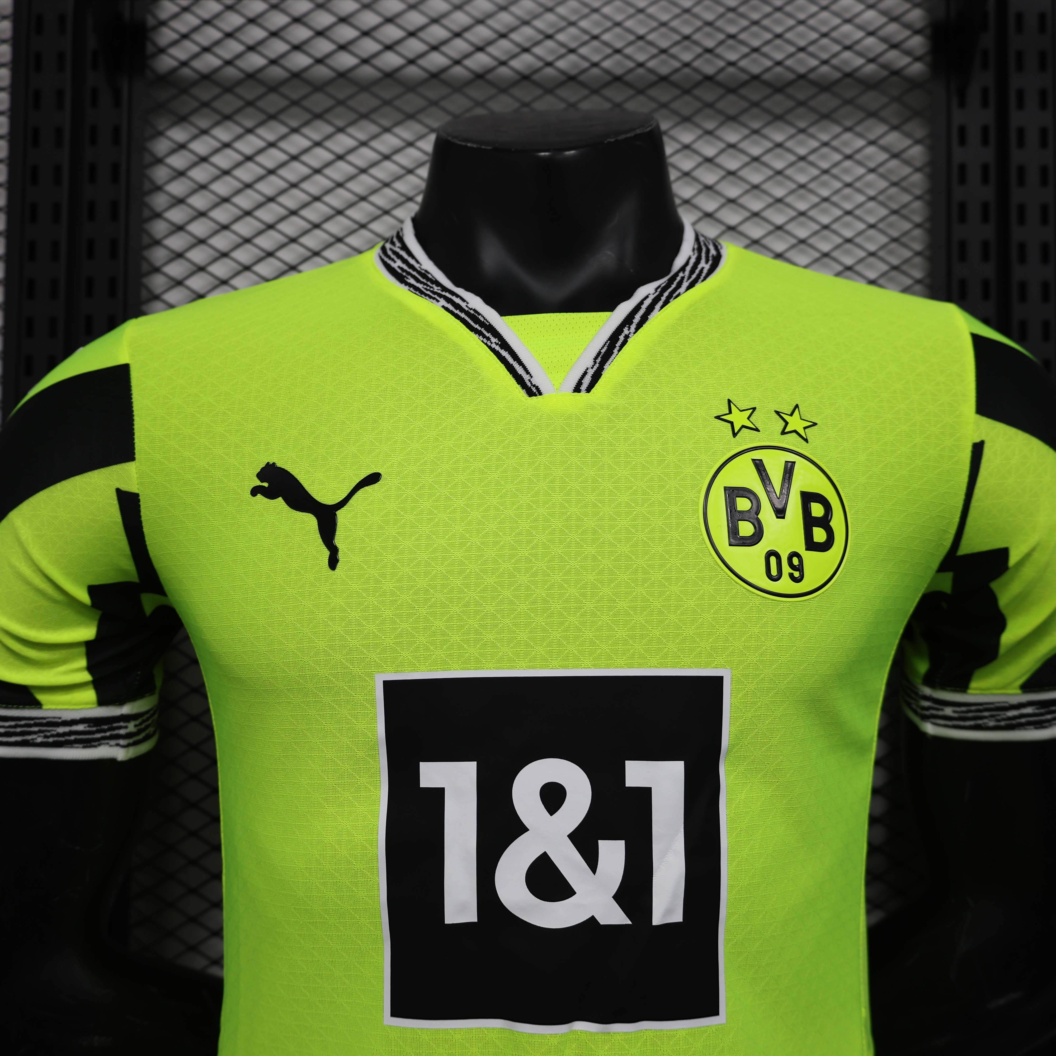 2025/2026 Player Version Dortmund Special Edition Fluorescent green Football Shirt 1:1 Thai Quality:football jersey mysite: unitedjerseyfootball 邓江浪:football