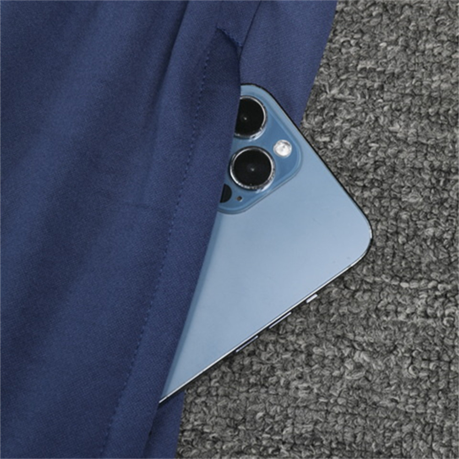 foot-Santos 24-25 Long Sleeve Training Set - Deep Blue