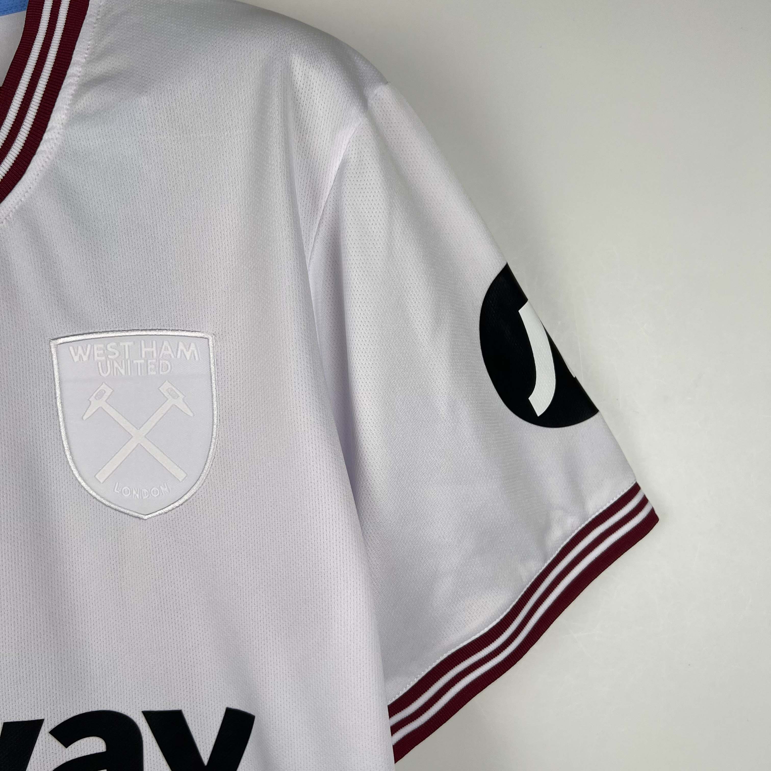 2023/2024 West Ham United Away Football Shirt 1:1 Thai Quality:football jersey mysite: unitedjerseyfootball 邓江浪:football